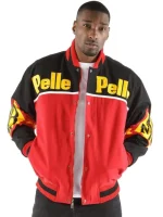 Pelle Pelle Throwback Soda Club Black & Red Jacket , pellepelle.com