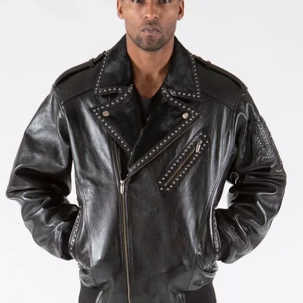 Pelle Pelle Varsity Biker Leather Jacket,Pelle Pelle, PellePelle.com