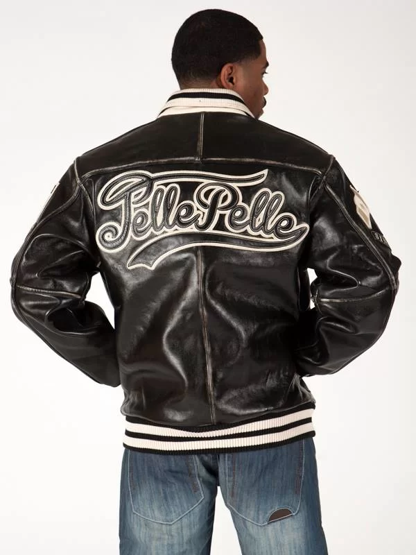 Pelle Pelle Varsity Bomber Jacket, pellepelle.us