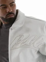 Pelle Pelle Vintage White Leather Jacket , pellepelle.us