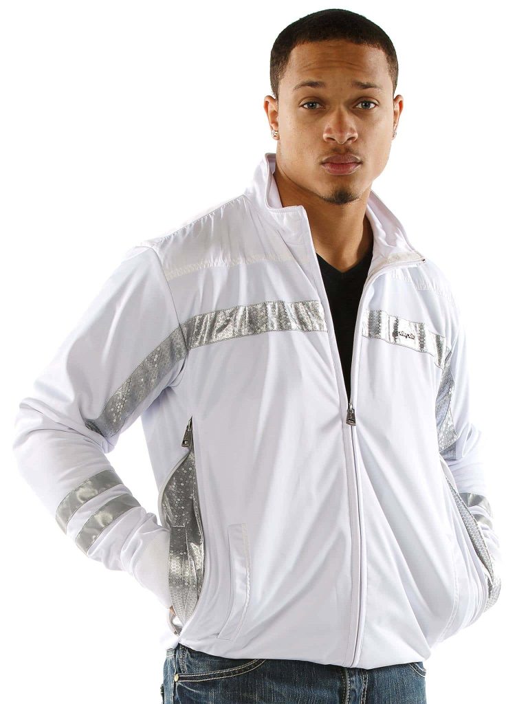 Pelle Pelle White Track Jacket . pellepelle.us