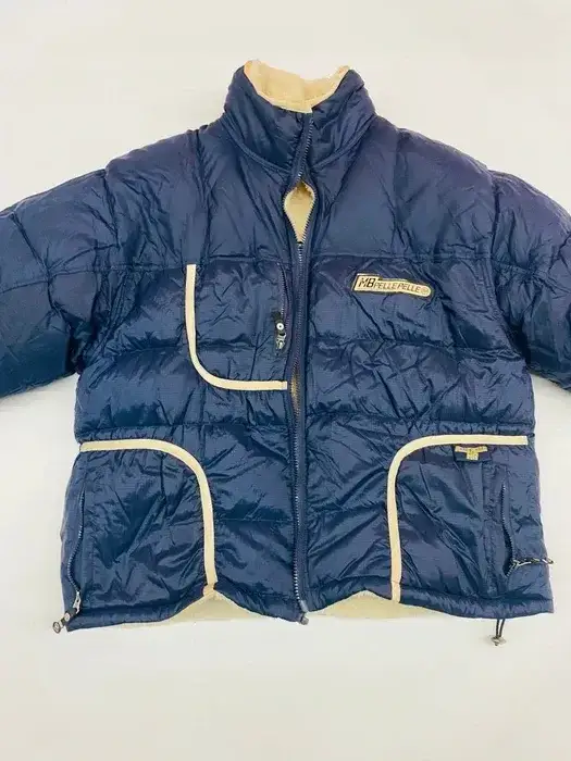 Vintage Pelle Pelle Marc Buchanan Blue Puffer Coat, pellepelle.us