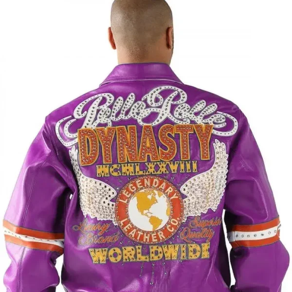 Pelle Pelle Worldwide Dynasty Light Purple Jacket, pellepelle.us