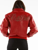 Pelle Pelle Womens Red Leather Jacket, pellepelle.us