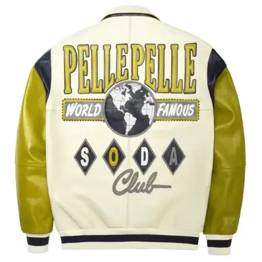 Pelle Pelle World Famous Olive Soda Club Plush Jacket, pellepelle.us