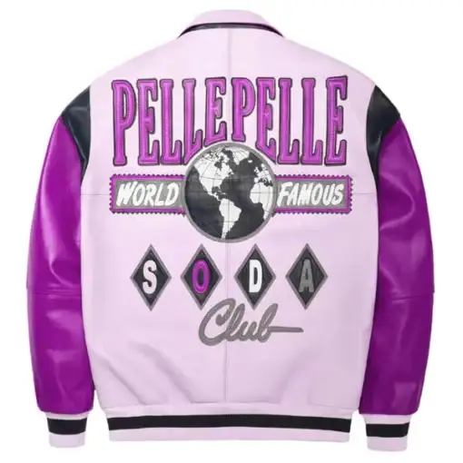 Pelle Pelle World Famous Purple Soda Club Plush Jacket, pellepelle.us