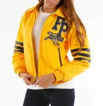 Pelle Pelle Yellow Indianapolis City Tribute Wool Jacket , pellepelle.us