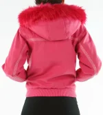 Pink Pelle Pelle Supreme Club Hood Wool Jacket