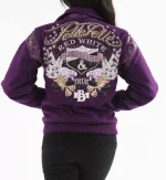 Purple Pelle Pelle Red White & True Wool Jacket , pelle pelle , pellepelle.us