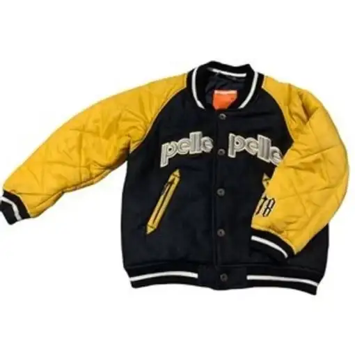 Vintage Pelle Pelle Varsity Wool Bomber Jacket, pelle pelle, pellepelle.com