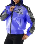 Women Pelle Pelle Avant Garde Blue 37 Years Strong Jacket