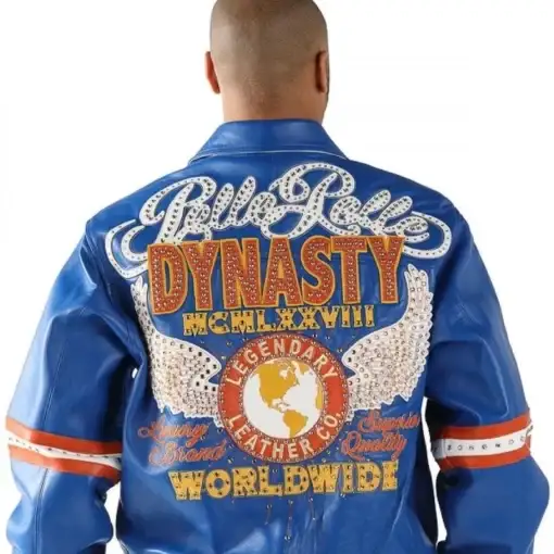 Worldwide Dynasty By Pelle Pelle Blue Jacket