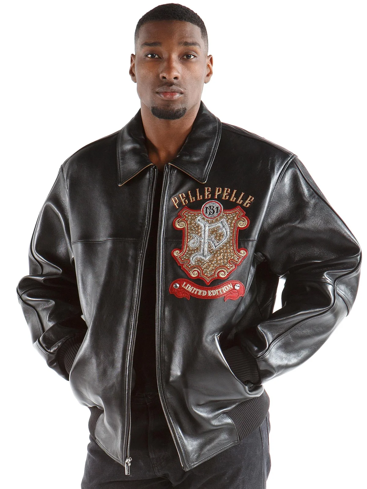 Pelle Pelle Limited Edition Black Leather Jacket, Pelle Pelle, Pelle Pelle.com