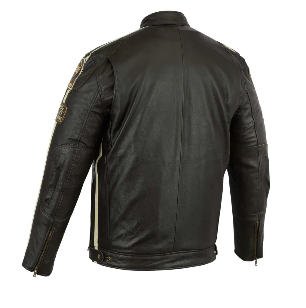 Pelle Fashion Motorbike Motorcycle Black Jacket