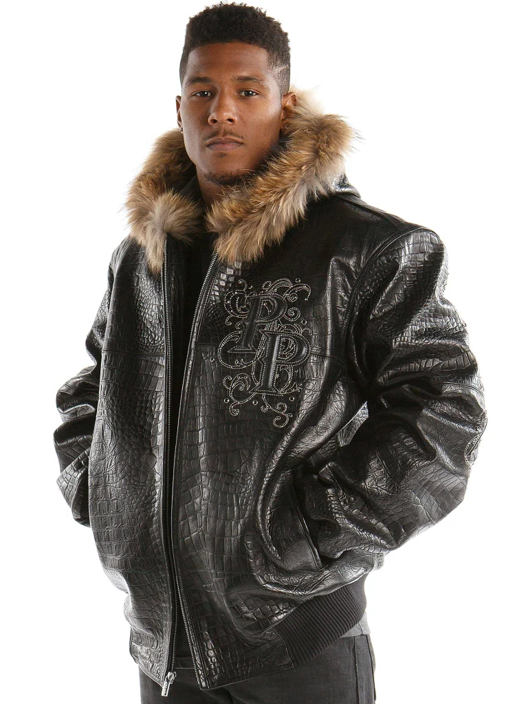 Pelle Pelle Shoulder Crest Black Leather Jacket, pellepelle.us