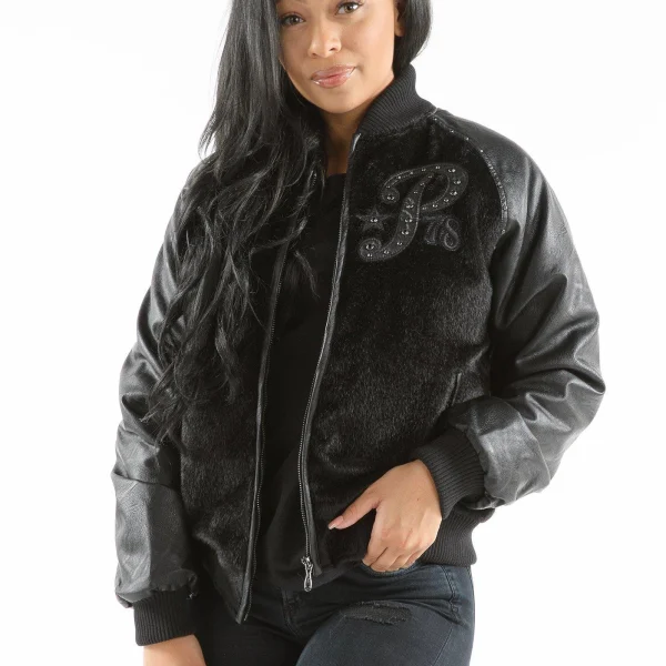 Womens Pelle Pelle Premium Black Jacket, PELLEPELLE.US