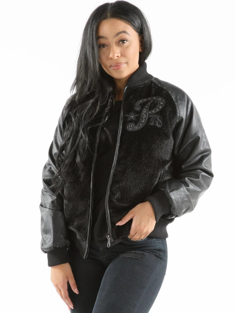 Womens Pelle Pelle Premium Black Jacket, PELLEPELLE.US