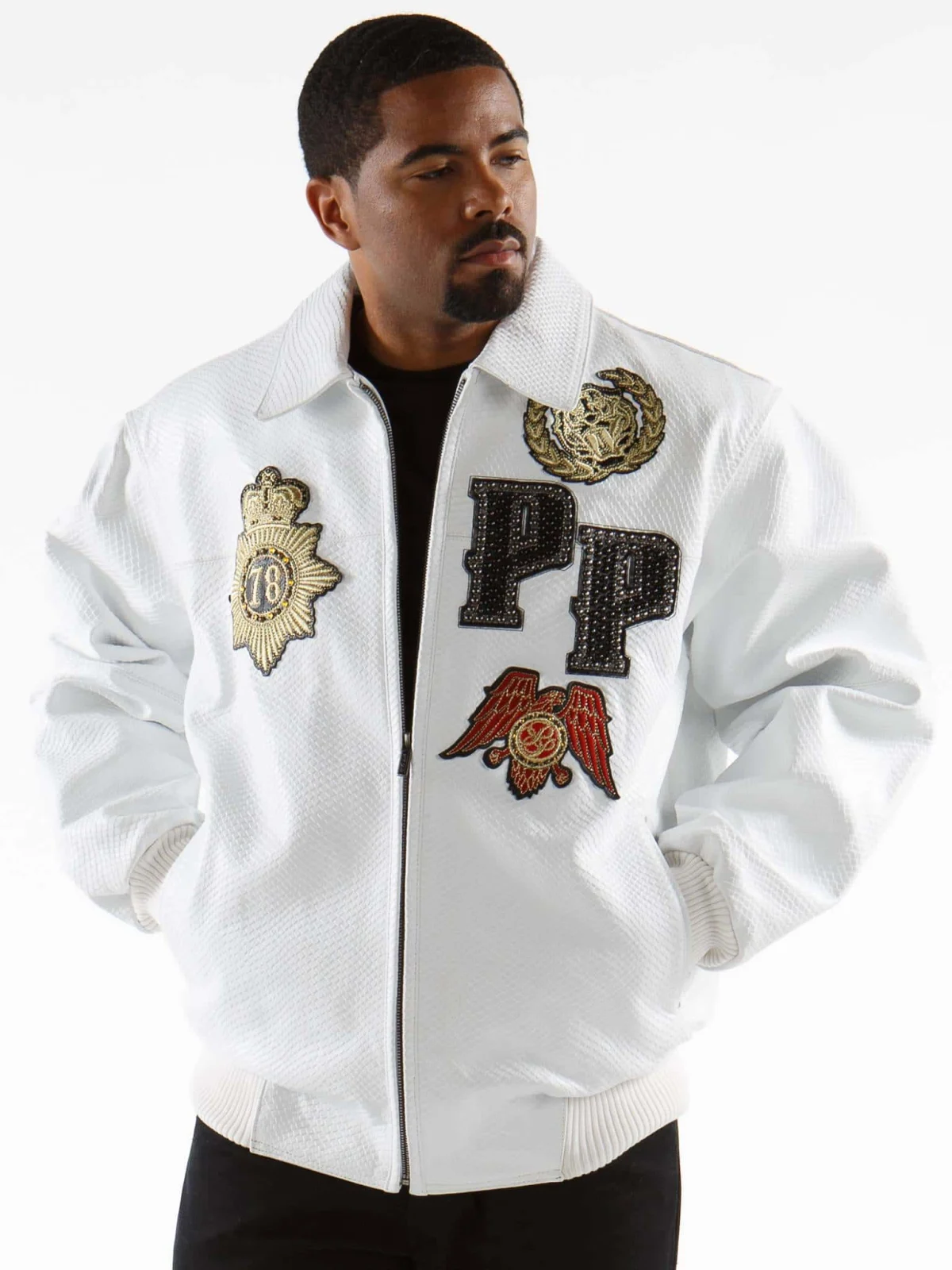 Pelle Pelle Decorated Leather Jacket, pellepelle.us