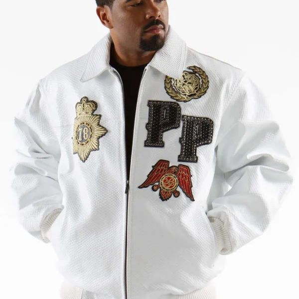 Pelle Pelle Decorated Leather Jacket, pellepelle.us