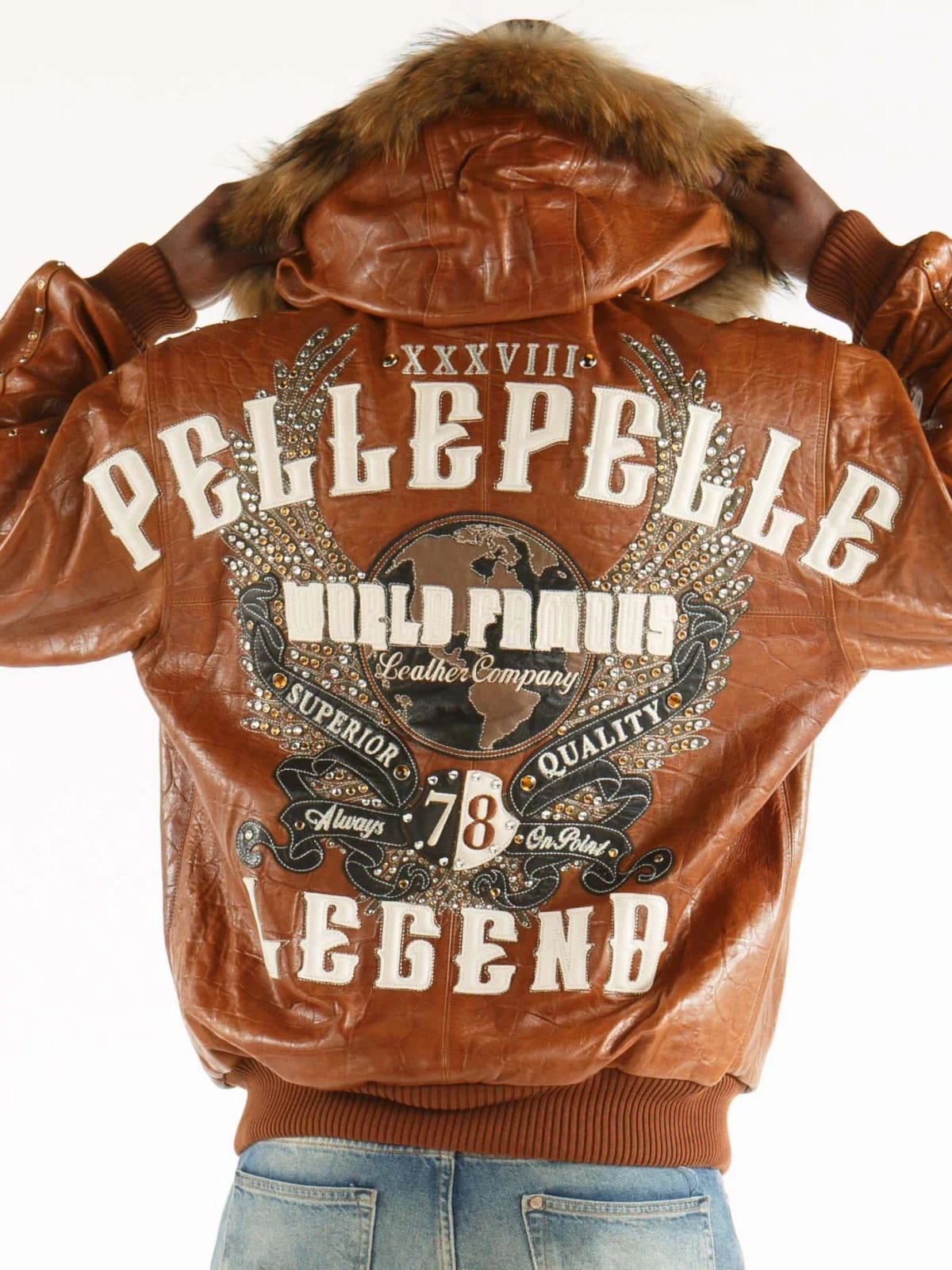 Pelle Pelle World Famous Legend Brown Jacket, pellepelle.us