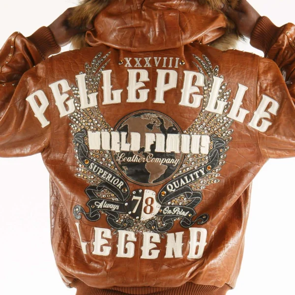 Pelle Pelle World Famous Legend Brown Jacket, pellepelle.us