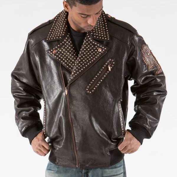 Pelle Pelle Varsity Biker Chocolate Sienna Jacket, Pelle Pelle, PellePelle.com