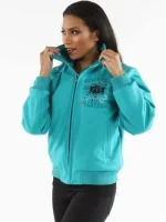 Pelle Pelle Live Like A Queen Turquoise Jacket