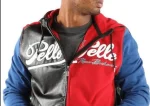 Pelle Pelle Block Color Hoodie Jacket, pellepelle.us