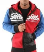 Pelle Pelle Block Color Hoodie Jacket