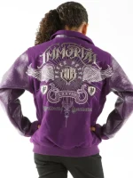 Pelle Pelle Girls Purple Wool Jacket, pellepelle.us