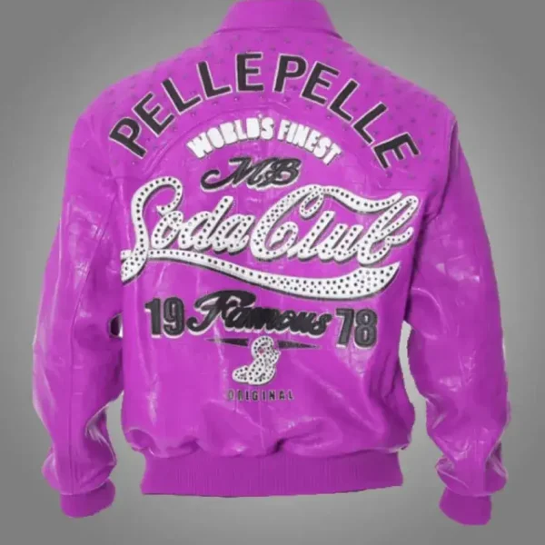 1978 Soda Club Light Purple Pelle Pelle Jacket, pellepelle.us