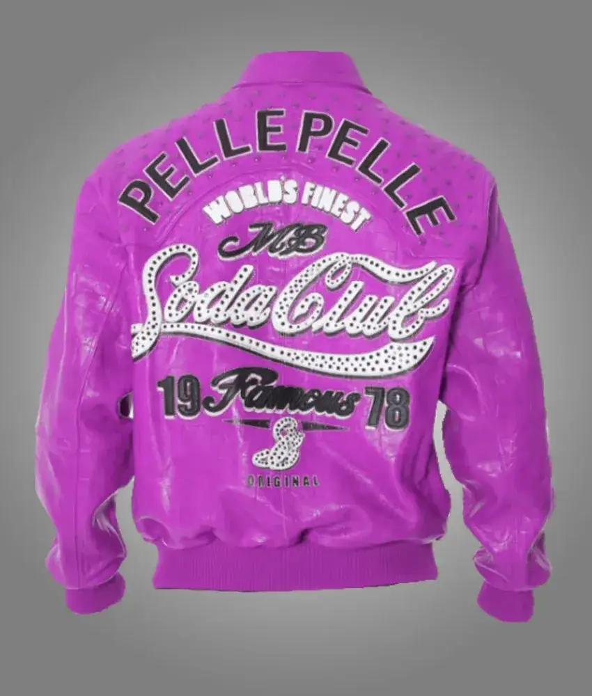 1978 Soda Club Light Purple Pelle Pelle Jacket, pellepelle.us