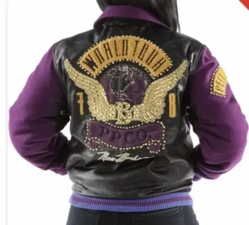 Pelle Pelle Women World Tour Purple Jacket, pellepelle.us