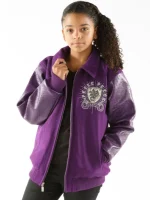 Pelle Pelle Girls Purple Wool Jacket