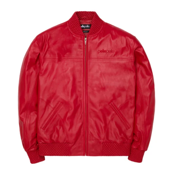 Basic Red Burnish Jacket, pellepelle.us