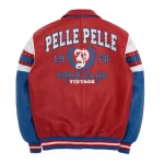 Pelle Pelle Soda Club Heritage Red Leather Jacket, pellepelle.us