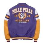 Pelle Pelle Soda Club Heritage Purple Leather Jacket, pellepelle.us