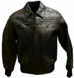 Pelle Pelle Emblem Black Leather Jacket, pellepelle.us