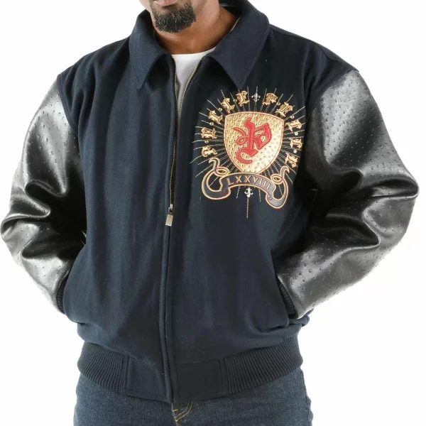 Blue Pelle Pelle Immortal Worldwide Revolution Jacket pellepelle.us