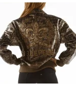 Pelle Pelle Live Like A Queen Brown Leather Jacket