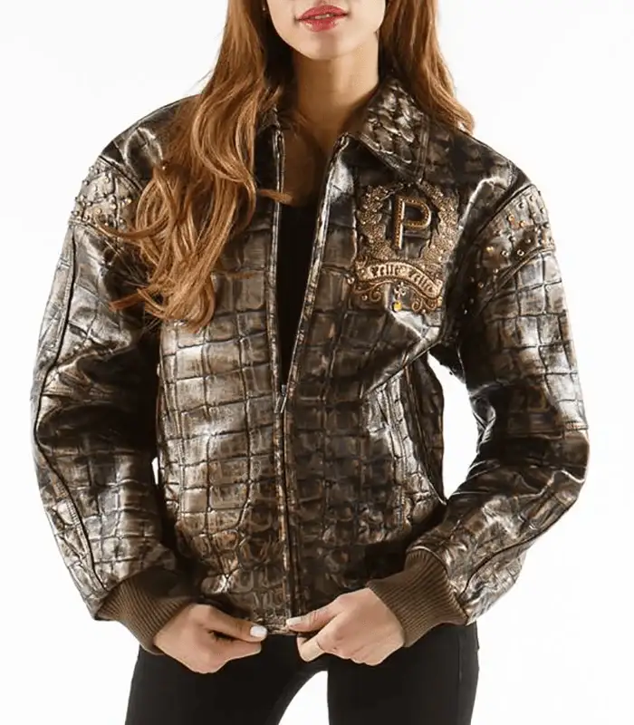 Pelle Pelle Live Like A Queen Brown Leather Jacket, pellepelle.us