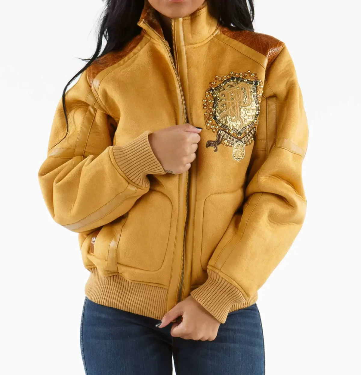 Caramel Pelle Pelle Legendary Elegance Wool Jacket pellepelle.us