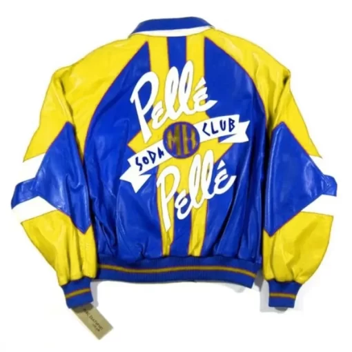 Pelle Pelle Soda Club Yellow Leather Jacket, pellepelle.us