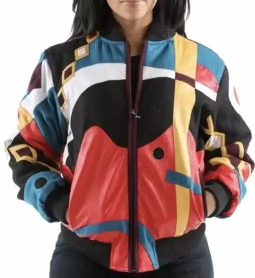 Ladies Pelle Pelle Wool Abstract Jacket, pellepelle.us