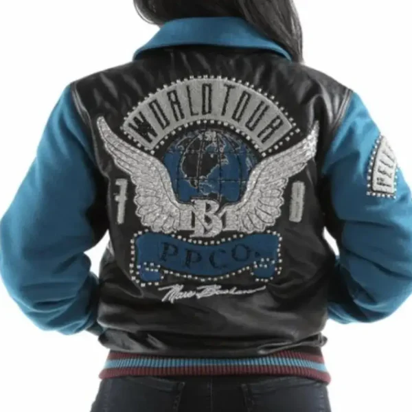 Ladies Pelle Pelle World Tour Bomber Jacket, pellepelle.us