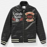 Lil Peep Legends Never Die Plush Black Jacket, pellepelle.us