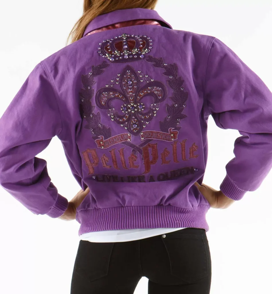 Pelle Pelle Purple Wool Jacket, pellepelle.us