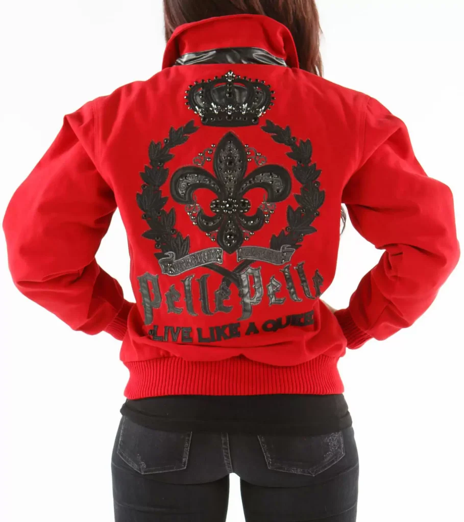 Pelle Pelle Red Wool Jacket, pellepelle.us