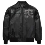 Men Pelle Pelle World Famous Soda Club Plush Black Jacket, pellepelle.us