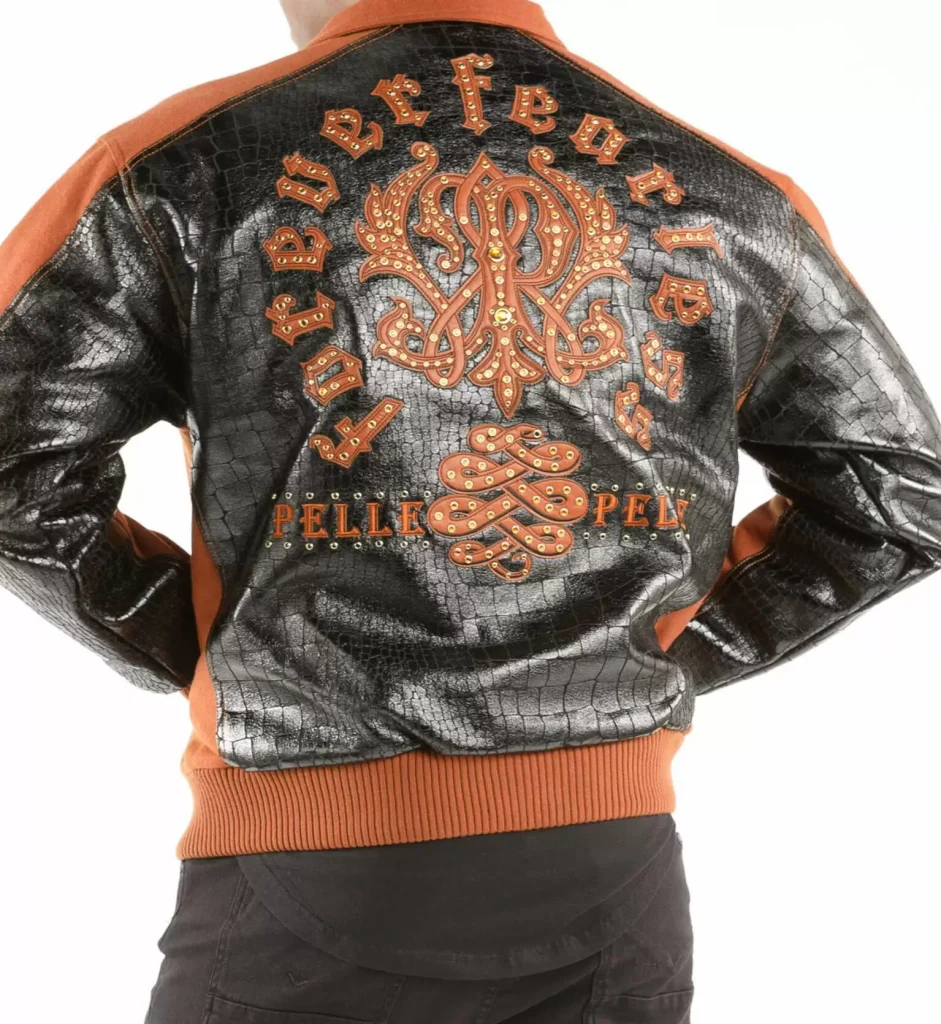 Pelle Pelle Forever Flawless Orange Jacket, pellepelle.us